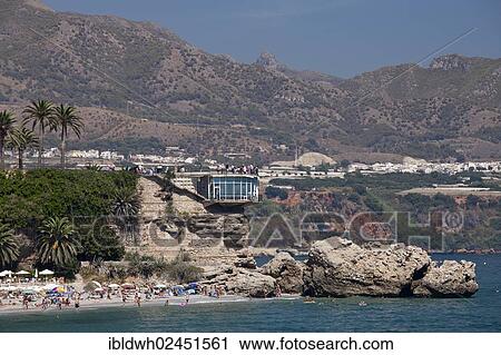 "Coast with the observation deck of Balcon de Europa, Nerja, Costa del Sol, Andalusia, Spain, Europe, PublicGround, Europe" View Large Photo Image Stock Image - "Coast with the observation deck of Balcon de Europa, Nerja, Costa del Sol, Andalusia, Spain, Europe, PublicGround, Europe". Fotosearch