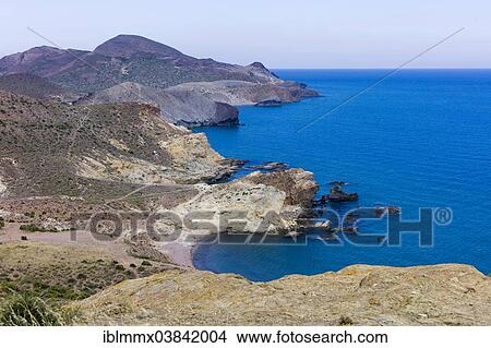"Coastal landscape, Cabo de Gata-Nijar Natural Park, UNESCO Biosphere Reserve, Andalusia, Spain, Europe" View Large Photo Image Picture - "Coastal landscape, Cabo de Gata-Nijar Natural Park, UNESCO Biosphere Reserve, Andalusia, Spain, Europe". Fotosearch