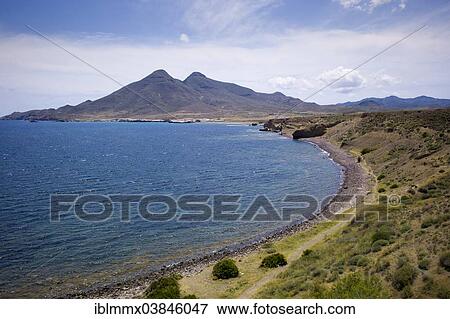 "Coastal landscape, Cabo de Gata-Nijar Natural Park, Andalusia, Spain, Europe" View Large Photo Image Stock Photo - "Coastal landscape, Cabo de Gata-Nijar Natural Park, Andalusia, Spain, Europe". Fotosearch