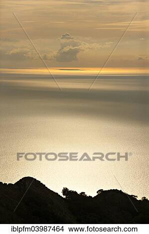 "Coastal sunset on the Mediterranean Sea, Capri, Campania, Italy, Europe" View Large Photo Image Picture - "Coastal sunset on the Mediterranean Sea, Capri, Campania, Italy, Europe". Fotosearch