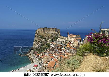 "Coastal town of Scilla, Costa Viola, Calabria, Italy, Europe" View Large Photo Image Stock Photo - "Coastal town of Scilla, Costa Viola, Calabria, Italy, Europe". Fotosearch