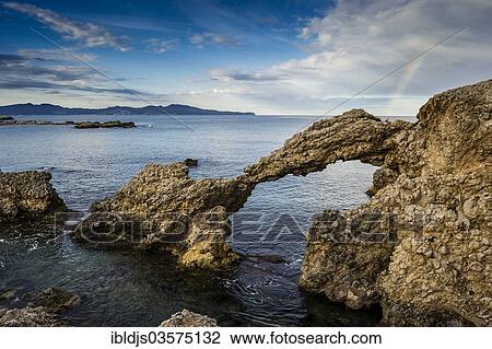 "Coastline, cliffs, Bay of Roses, L'Escala, Costa Brava, Catalonia, Spain, Europe" View Large Photo Image Stock Image - "Coastline, cliffs, Bay of Roses, L'Escala, Costa Brava, Catalonia, Spain, Europe". Fotosearch