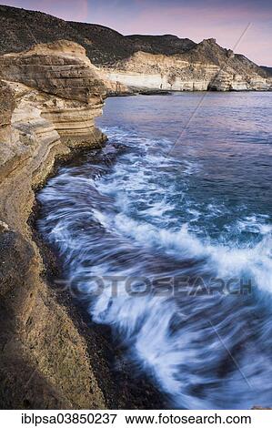 "Coastline in the Cabo de Gata-Nijar Natural Park, biosphere reserve, Almeria, Andalusia, Spain, Europe" View Large Photo Image Stock Photo - "Coastline in the Cabo de Gata-Nijar Natural Park, biosphere reserve, Almeria, Andalusia, Spain, Europe". Fotosearch