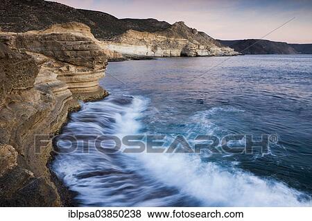 "Coastline in the Cabo de Gata-Nijar Natural Park, biosphere reserve, Almeria, Andalusia, Spain, Europe" View Large Photo Image Stock Photo - "Coastline in the Cabo de Gata-Nijar Natural Park, biosphere reserve, Almeria, Andalusia, Spain, Europe". Fotosearch