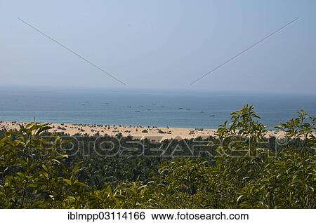 "Coastline with beach and vegetation, Kerala, India, Asia" View Large Photo Image Stock Photograph - "Coastline with beach and vegetation, Kerala, India, Asia". Fotosearch