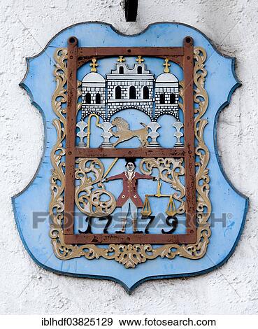 "Coat of arms, Bodenwerder, Weserbergland, Lower Saxony, Germany, Europe" View Large Photo Image Stock Photo - "Coat of arms, Bodenwerder, Weserbergland, Lower Saxony, Germany, Europe". Fotosearch