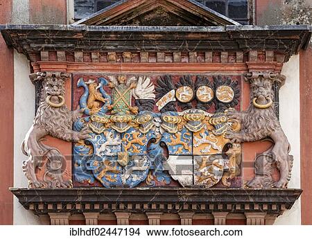 "Coat of arms of alliance or marriage, houses Nassau-Weilburg and Nassau-Dillenburg on the Stadtpfeiferturm tower, Renaissance, Schloss Weilburg Castle, Weilburg an der Lahn, Hesse, Germany, Europe" View Large Photo Image Picture - "Coat of arms of alliance or marriage, houses Nassau-Weilburg and Nassau-Dillenburg on the Stadtpfeiferturm tower, Renaissance, Schloss Weilburg Castle, Weilburg an der Lahn, Hesse, Germany, Europe". Fotosearch