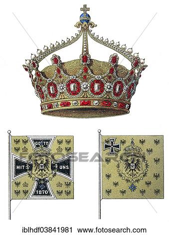 "Coat of Arms of the German Reich, imperial symbol of the imperium of the German Emperor, historical illustration, 1894" View Large Photo Image Stock Image - "Coat of Arms of the German Reich, imperial symbol of the imperium of the German Emperor, historical illustration, 1894". Fotosearch