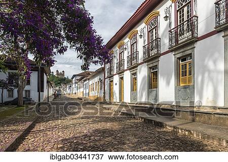 "Cobbled stone street, Mariana, Minas Gerais, Brazil, South America" View Large Photo Image Stock Photo - "Cobbled stone street, Mariana, Minas Gerais, Brazil, South America". Fotosearch