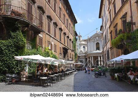 "Cobbled street and cafes of the Piazza Navona region of Rome, Italy, Europe" View Large Photo Image Picture - "Cobbled street and cafes of the Piazza Navona region of Rome, Italy, Europe". Fotosearch