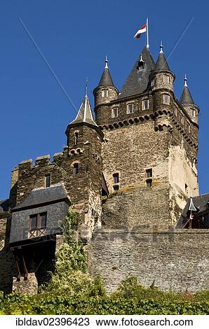 "Cochem Castle, Rhineland-Palatinate, Germany, Europe" View Large Photo Image Stock Image - "Cochem Castle, Rhineland-Palatinate, Germany, Europe". Fotosearch