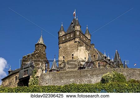 "Cochem Castle, Rhineland-Palatinate, Germany, Europe" View Large Photo Image Stock Photography - "Cochem Castle, Rhineland-Palatinate, Germany, Europe". Fotosearch
