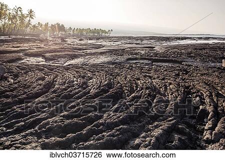 "Cold lava on the coast of PuÊ»uhonua o HÅnaunau, PuÊ»uhonua o HÅnaunau National Historical Park, Honaunau, Big Island, Hawaii, United States, North America" View Large Photo Image Stock Photograph - "Cold lava on the coast of PuÊ»uhonua o HÅnaunau, PuÊ»uhonua o HÅnaunau National Historical Park, Honaunau, Big Island, Hawaii, United States, North America". Fotosearch