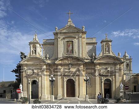 "Collegiate Church of St. Paul, Rabat, Malta, Europe" View Large Photo Image Stock Photo - "Collegiate Church of St. Paul, Rabat, Malta, Europe". Fotosearch