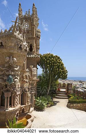"Colomares Castle or Castillo de Colomares, dedicated to Christopher Columbus, Benalmadena, Costa del Sol, Andalusia, Spain, Europe" View Large Photo Image Stock Image - "Colomares Castle or Castillo de Colomares, dedicated to Christopher Columbus, Benalmadena, Costa del Sol, Andalusia, Spain, Europe". Fotosearch