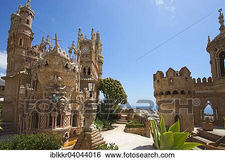 "Colomares Castle or Castillo de Colomares, dedicated to Christopher Columbus, Benalmadena, Costa del Sol, Andalusia, Spain, Europe" View Large Photo Image Stock Photograph - "Colomares Castle or Castillo de Colomares, dedicated to Christopher Columbus, Benalmadena, Costa del Sol, Andalusia, Spain, Europe". Fotosearch