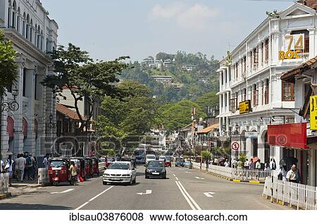 "Colonial architecture on the main road, Kandy, Sri Lanka, Asia" View Large Photo Image Stock Photo - "Colonial architecture on the main road, Kandy, Sri Lanka, Asia". Fotosearch