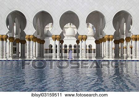 "Colonnade, Sheikh Zayed Mosque, Abu Dhabi, United Arab Emirates, Asia" View Large Photo Image Stock Image - "Colonnade, Sheikh Zayed Mosque, Abu Dhabi, United Arab Emirates, Asia". Fotosearch