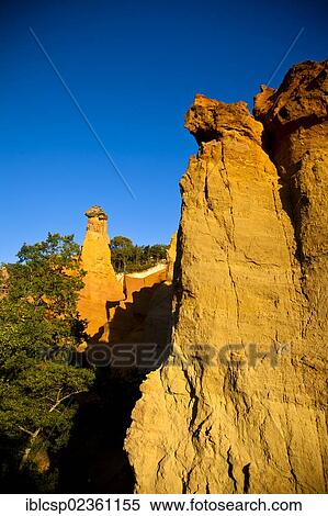 "Colorado Provencal, near Rustrel, Vaucluse, Provence, France, Europa, Europe" View Large Photo Image Stock Photography - "Colorado Provencal, near Rustrel, Vaucluse, Provence, France, Europa, Europe". Fotosearch