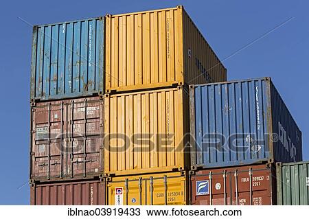 "Colorful containers, Port of Hamburg, Hamburg, Germany, Europe" View Large Photo Image Stock Image - "Colorful containers, Port of Hamburg, Hamburg, Germany, Europe". Fotosearch