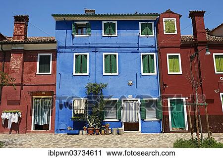 "Colorful houses, Burano, Venice, Veneto Region, Italy, Europe" View Large Photo Image Stock Image - "Colorful houses, Burano, Venice, Veneto Region, Italy, Europe". Fotosearch