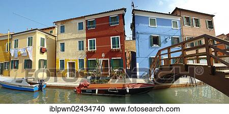 "Colorful houses, Fondementi Pontinella Destro, Burano, Venice, Italy, Europe" View Large Photo Image Stock Image - "Colorful houses, Fondementi Pontinella Destro, Burano, Venice, Italy, Europe". Fotosearch