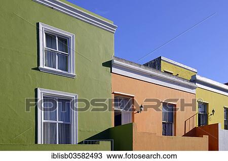 "Colorful houses in the Malay-Muslim neighborhood, Bo-Kaap, Cape Town, Western Cape, South Africa, Africa" View Large Photo Image Stock Image - "Colorful houses in the Malay-Muslim neighborhood, Bo-Kaap, Cape Town, Western Cape, South Africa, Africa". Fotosearch
