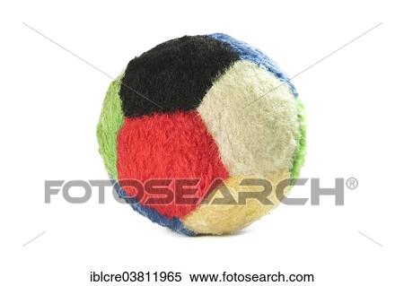 Stock Photography - Colorful plush ball. Fotosearch