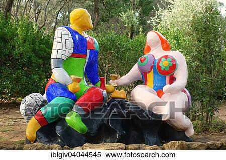 "Colorful sculpture in the Giardino dei Tarocchi or Garden of the Tarot, by Niki de Saint Phalle and Jean Tinguely in Capalbio, Province of Grosseto, Tuscany, Italy, Europe" View Large Photo Image Stock Photography - "Colorful sculpture in the Giardino dei Tarocchi or Garden of the Tarot, by Niki de Saint Phalle and Jean Tinguely in Capalbio, Province of Grosseto, Tuscany, Italy, Europe". Fotosearch