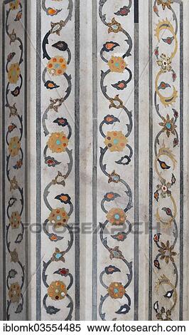 "Coloured stone and glass inlays, pietra dura, Red Fort, Agra, Uttar Pradesh, India, Asia" View Large Photo Image Stock Photography - "Coloured stone and glass inlays, pietra dura, Red Fort, Agra, Uttar Pradesh, India, Asia". Fotosearch
