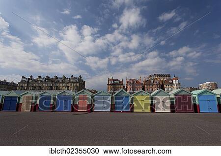 "Colourful beach huts at Brighton, England, United Kingdom, Europe" View Large Photo Image Stock Image - "Colourful beach huts at Brighton, England, United Kingdom, Europe". Fotosearch