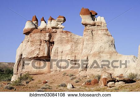 "Colourful hoodoos, rock pillars, sandstone formations, Blue Canyon, Arizona, United States, North America" View Large Photo Image Stock Photo - "Colourful hoodoos, rock pillars, sandstone formations, Blue Canyon, Arizona, United States, North America". Fotosearch