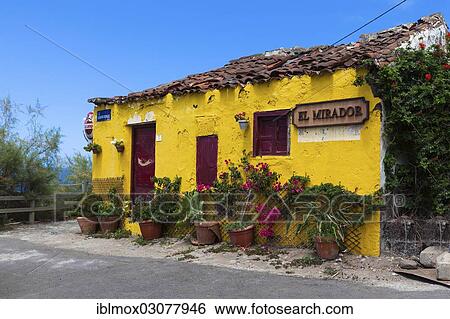 "Colourful house in the village of Almaciga, Macizo de Anaga, near Almaciga, Tenerife, Canary Islands, Spain, Europe" View Large Photo Image Stock Photograph - "Colourful house in the village of Almaciga, Macizo de Anaga, near Almaciga, Tenerife, Canary Islands, Spain, Europe". Fotosearch