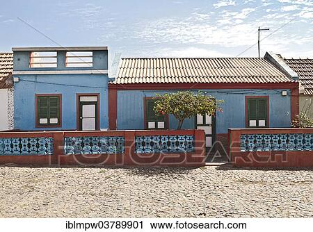 "Colourful house with a flowering hibiscus tree, Fundo das Figueiras, Boa Vista, Cape Verde, Republic of Cabo Verde, Africa" View Large Photo Image Stock Image - "Colourful house with a flowering hibiscus tree, Fundo das Figueiras, Boa Vista, Cape Verde, Republic of Cabo Verde, Africa". Fotosearch