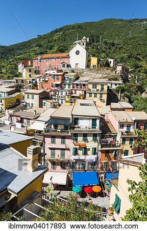 "Colourful houses of Vernazza, Cinque Terre, La Spezia, Liguria, Italy, Europe" View Large Photo Image Stock Image - "Colourful houses of Vernazza, Cinque Terre, La Spezia, Liguria, Italy, Europe". Fotosearch