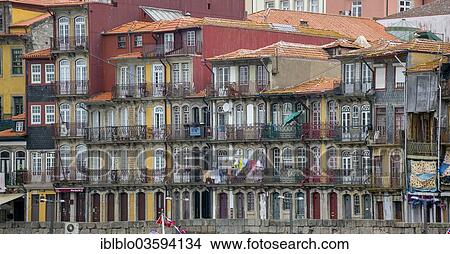 "Colourful houses on the banks of the Douro River, Ribeira, Porto, District of Porto, Portugal, Europe" View Large Photo Image Picture - "Colourful houses on the banks of the Douro River, Ribeira, Porto, District of Porto, Portugal, Europe". Fotosearch