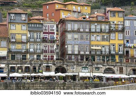 "Colourful houses on the banks of the Douro River, Ribeira, Porto, District of Porto, Portugal, Europe" View Large Photo Image Stock Image - "Colourful houses on the banks of the Douro River, Ribeira, Porto, District of Porto, Portugal, Europe". Fotosearch