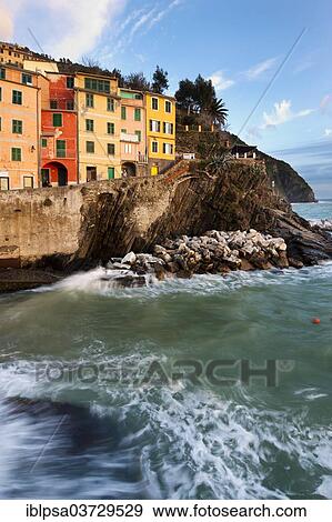 "Colourful houses on the rocky coast, UNESCO World Cultural Heritage Site, Riomaggiore, Cinque Terre, Liguria, Italy, Europe" View Large Photo Image Stock Photo - "Colourful houses on the rocky coast, UNESCO World Cultural Heritage Site, Riomaggiore, Cinque Terre, Liguria, Italy, Europe". Fotosearch
