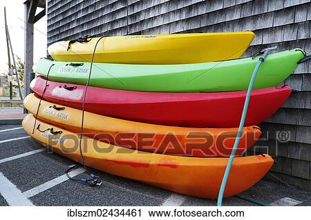 "Colourful kayaks in the port of Bristol, Rhode Island, USA" View Large Photo Image Stock Image - "Colourful kayaks in the port of Bristol, Rhode Island, USA". Fotosearch