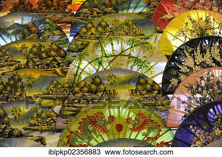 "Colourful painted fans, Chiang Mai, Thailand, Asia" View Large Photo Image Stock Image - "Colourful painted fans, Chiang Mai, Thailand, Asia". Fotosearch