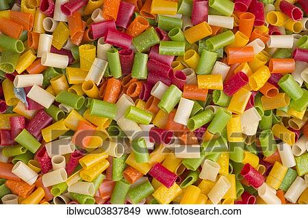 Colourful pasta View Large Photo Image Stock Photo - Colourful pasta. Fotosearch