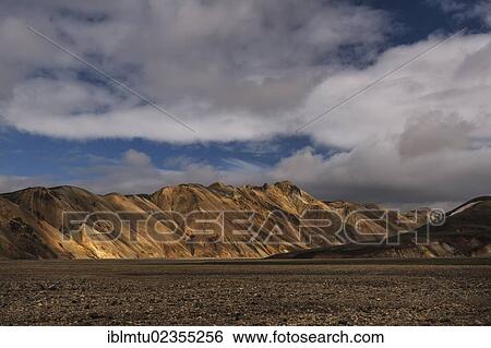 "Colourful rhyolite mountains near Landmannalaugar in the municipality of Rangarping ytra, Icelandic Highlands, Iceland, Europe" View Large Photo Image Stock Photograph - "Colourful rhyolite mountains near Landmannalaugar in the municipality of Rangarping ytra, Icelandic Highlands, Iceland, Europe". Fotosearch