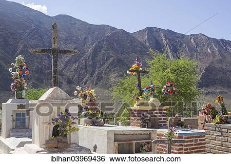 "Colourfully decorated cemetery, Jujuy, Argentina, South America" View Large Photo Image Stock Photograph - "Colourfully decorated cemetery, Jujuy, Argentina, South America". Fotosearch