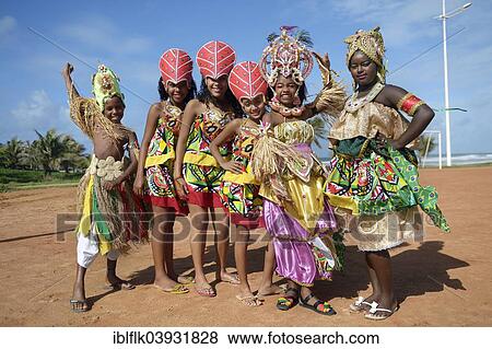 "Colourfully dressed children of a traditional Afro-Brazilian musical group, Salvador da Bahia, Bahia, Brazil, South America" View Large Photo Image Stock Photo - "Colourfully dressed children of a traditional Afro-Brazilian musical group, Salvador da Bahia, Bahia, Brazil, South America". Fotosearch