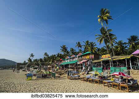 "Colourfully painted huts at Palolem Beach, Canacona, Goa, India, Asia" View Large Photo Image Stock Photography - "Colourfully painted huts at Palolem Beach, Canacona, Goa, India, Asia". Fotosearch