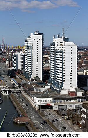 "Columbus Center Bremerhaven, shopping centre, office and residential buildings, Bremerhaven, Bremen, Germany, Europe" View Large Photo Image Stock Photography - "Columbus Center Bremerhaven, shopping centre, office and residential buildings, Bremerhaven, Bremen, Germany, Europe". Fotosearch