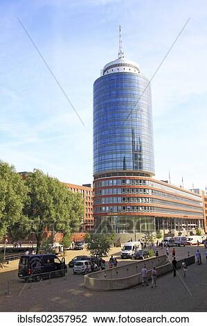 Columbus Haus Hafencity Hanseatic Stadt Von Hamburg Deutschland Europe Stock Bild Iblsfs02357952 Fotosearch