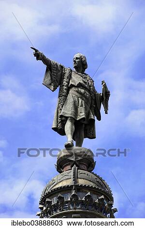 "Columbus Monument, Monument a Colom, Barcelona, ​​Catalonia, Spain, Europe" View Large Photo Image Stock Image - "Columbus Monument, Monument a Colom, Barcelona, ​​Catalonia, Spain, Europe". Fotosearch