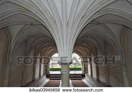 "Column with palm-shaped vault pillar, Gothic chapter house of Hambye Abbey, Cotentin Peninsula, Departement Manche, Lower Normandy, France, Europe" View Large Photo Image Stock Photo - "Column with palm-shaped vault pillar, Gothic chapter house of Hambye Abbey, Cotentin Peninsula, Departement Manche, Lower Normandy, France, Europe". Fotosearch