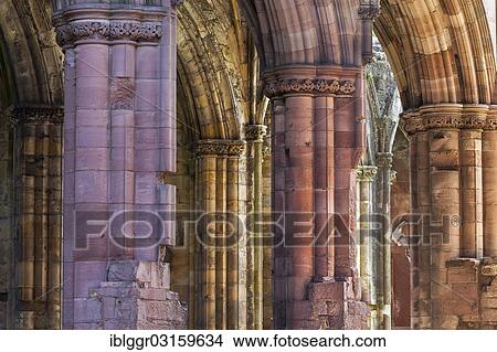 "Columns, Melrose Abbey, Melrose, Scottish Borders, Scotland, United Kingdom, Europe" View Large Photo Image Picture - "Columns, Melrose Abbey, Melrose, Scottish Borders, Scotland, United Kingdom, Europe". Fotosearch